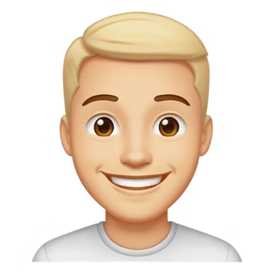 happy man smiling sticker