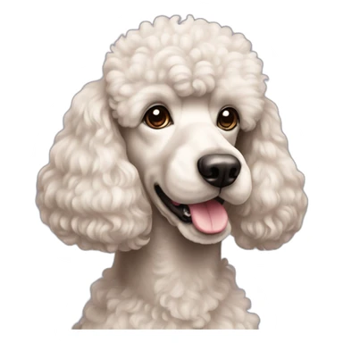 Poodle dog like sticker