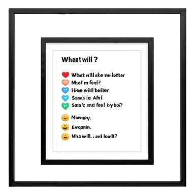 що допоможе мені почувати себе краще плакат з назвою sticker