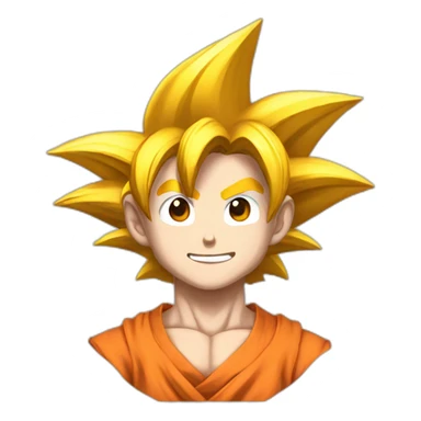 Goku super cute man sticker