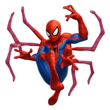 SPIDERMAN WITH SIX ARMS sticker