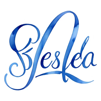 blue word "blessed" sticker