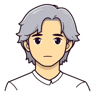 Michael Yanni with salt n pepper hair sticker