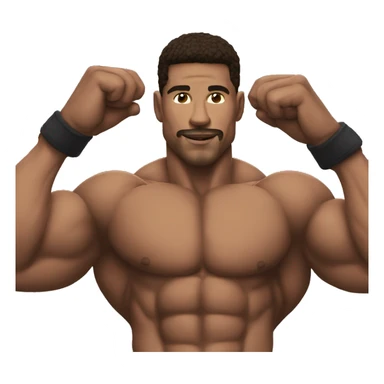 muscles on Michel B Jordan sticker
