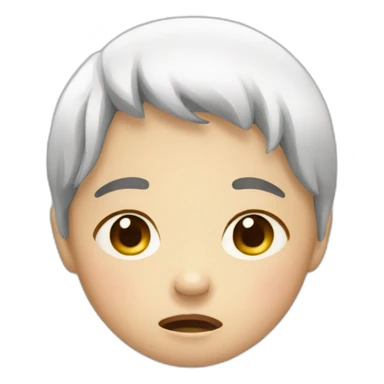 crying child asian sticker