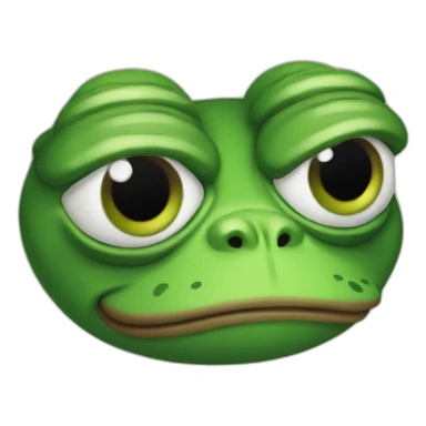 One-eyed pepe the frog sticker