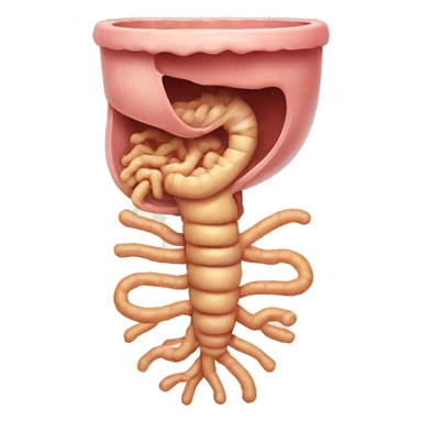 human digestive system sticker