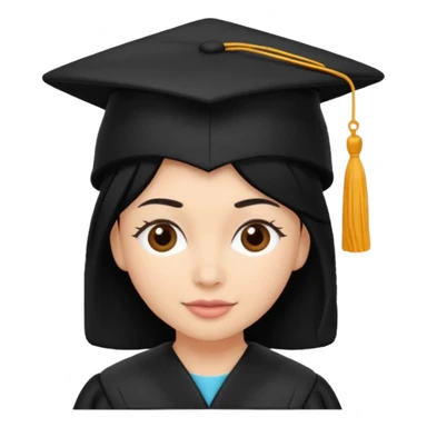 knitting hat that wear on graduation year from university without person, only hat sticker