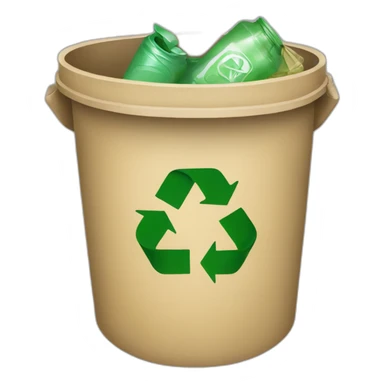 Recycling bin sticker