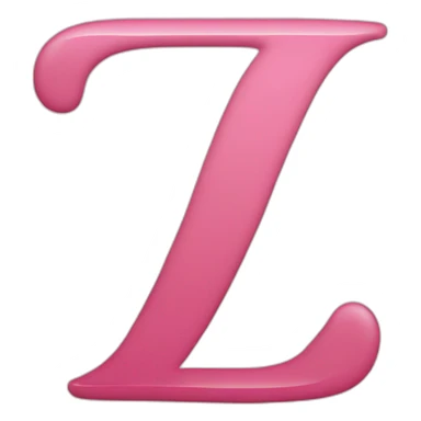 Lettre de l’alphabet « JTM » en rose avec des cœurs sticker