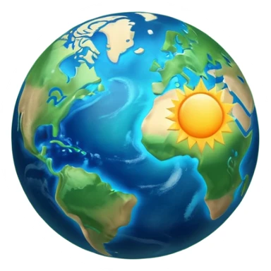 Earth Orbiting the Sun sticker