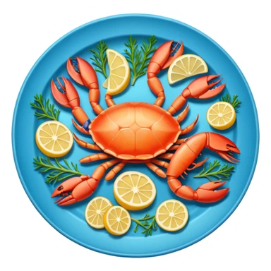 Sea food sticker