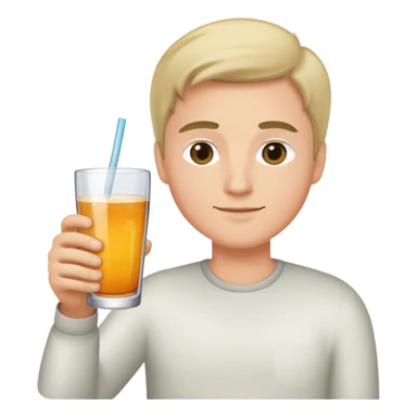 casual moment with drinks sticker