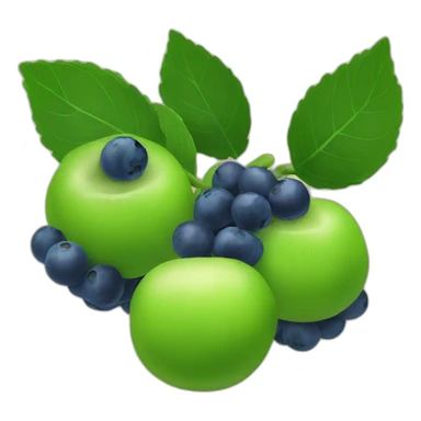Blueberrys fruits sticker