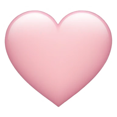 Light pink heart sticker