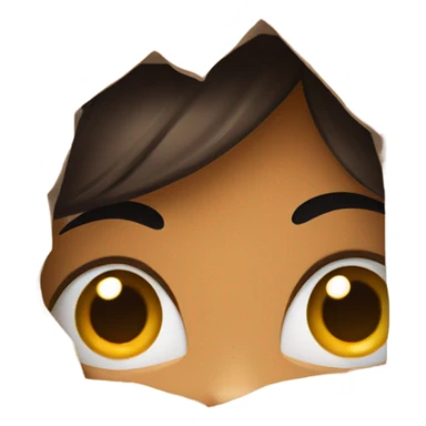 Girl peaking around the corner sticker