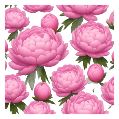peony bouquet sticker