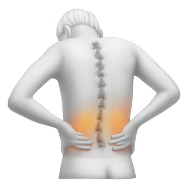 Back pain sticker