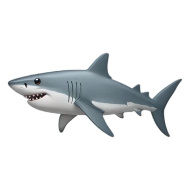 Shark pupet sticker