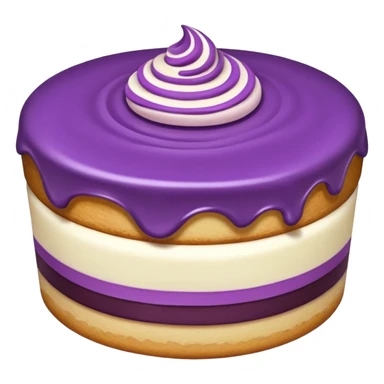purple dessert sticker