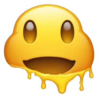 melting smiley sticker