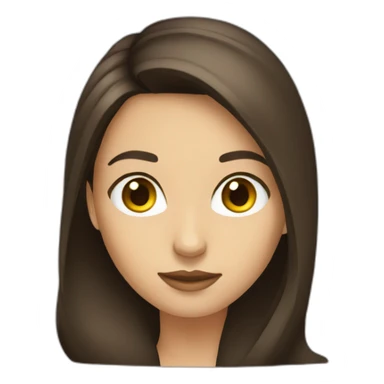 brunette girl coding  sticker