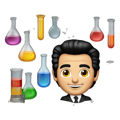 Wayne Newton with a chemistry set sticker