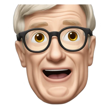 Stephen hawking memoji sticker