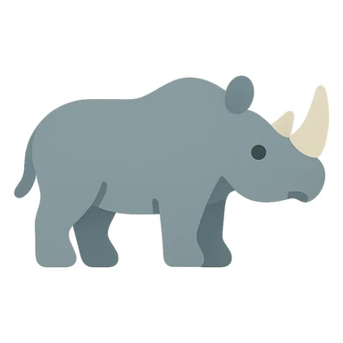 Rhinoceros sticker