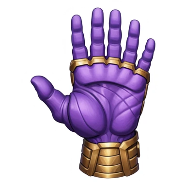 mão do thanos vingadores sticker