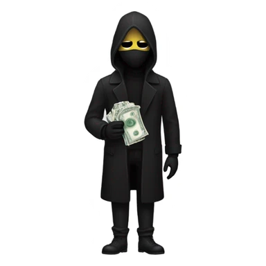 Create an image of a robber sticker