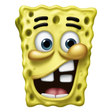 SpongeBob phew sticker