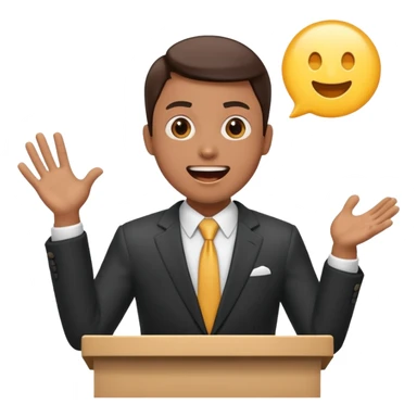 soapbox speech sticker