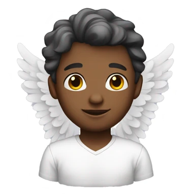 Angel with wings male sticker