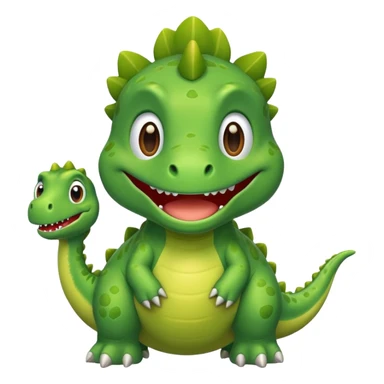 Can u make a 🌸 cute dinasour sticker