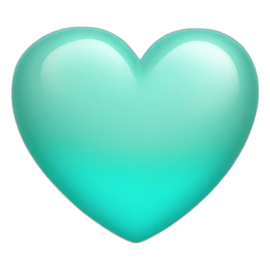 coeurs turquoise sticker