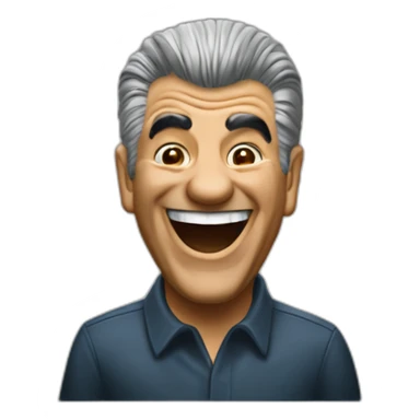 Phil Leotardo Laughing face Sopranos sticker