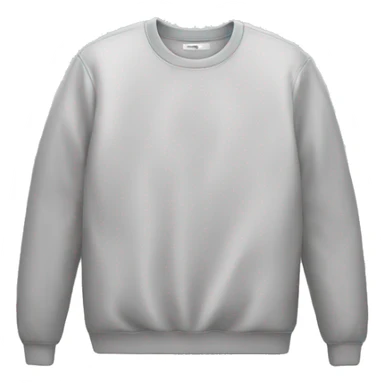 basic blank folded crewneck sticker