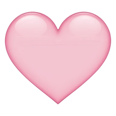 Thin pink Hollow Heart thinly  outline lines sticker