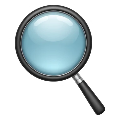 magnifier glass sticker