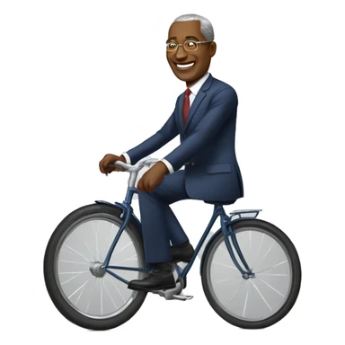 Je veux Patrice talon le président de sur un vélole président de la République sticker