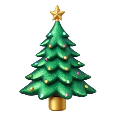 Christmas tree toy sticker