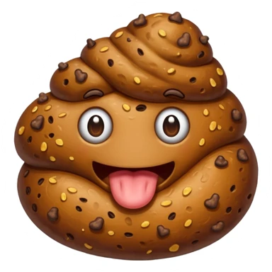A brown poop without a face💩 sticker