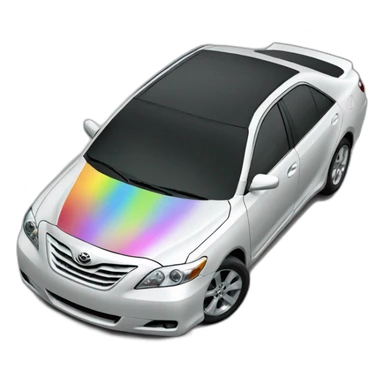 2007-Toyota-Camry-Rainbow sticker
