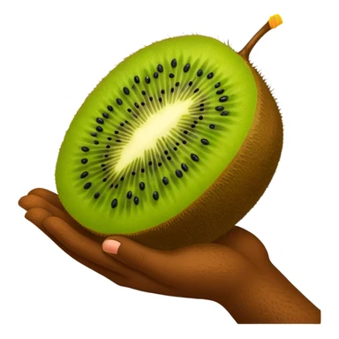 Kiwi skin hand sticker