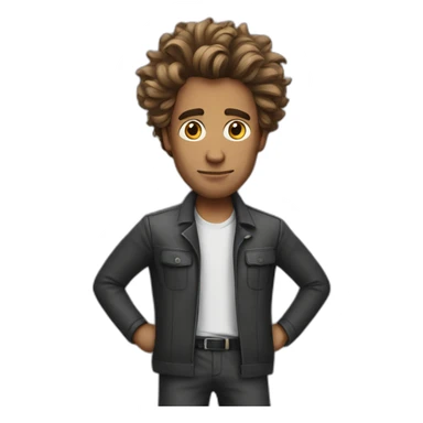 A scam artist with awful hair sticker