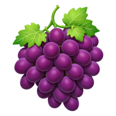 knitted fruit grape   sticker