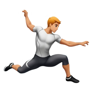 A person leaping between buildings or scaling a wall with agility and precision. The scene captures dynamic motion, showcasing strength, flexibility, and the thrill of urban acrobatics against an urban cityscape backdrop. sticker