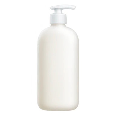 White bottle of soap sticker