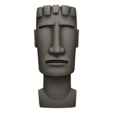 Moai gêné sticker